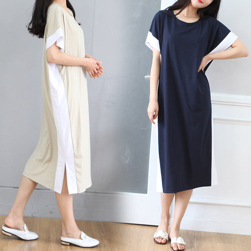 [Bori Mom]Short-sleeved summer nursing clothes one-piece Maternity clothes