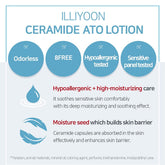 ILLIYOON Ceramide Ato Lotion 528ml(17.85oz) | Daily Moisturizing Lotion for All Skin Types | Deep Moisturizing and Soothing Effect | Korean Skin Care
