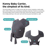Konny Baby Carrier - Custom Fit Carrier Wrap, Easy to Wear and Wrap Baby Sling, Baby Wrap Carrier