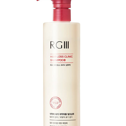 RGIII HAIR LOSS CLINIC SHAMPOO w/A single active panax ginseng root extract for mitigating hair loss and nourishing scalp(520ml/17.58 fl oz.)